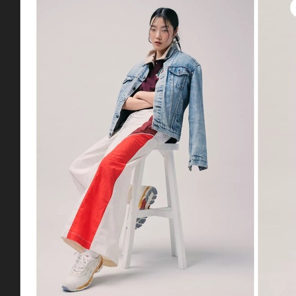 Urban Outfitters UO BDG Adrienne Baggy Nylon Track Pant NWOT Size Small - Picture 5 of 5